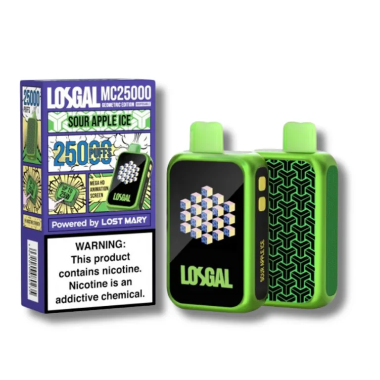 LOST MARY LOSGAL MC25000 PUFFS DISP - SOUR APPLE ICE