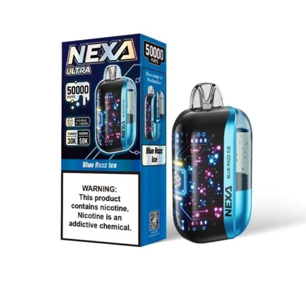 Blue Razz Ice - Nexa Ultra 50,000 Puffs 20ml Disposable