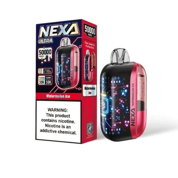Watermelon Ice - Nexa Ultra 50,000 Puffs 20ml Disposable