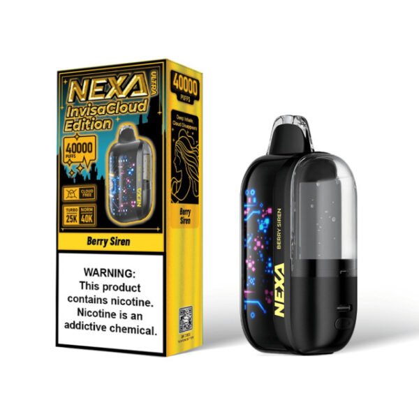 Berry Siren - Nexa Ultra 50,000 Puffs 20ml Disposable (Invisa Cloud Edition)