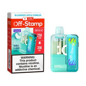 Blueberry Apple Cobbler Off Stamp X Cube Crystal 35,000 Puffs Disposable Kit