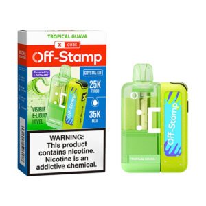 Tropical Guava Off Stamp X Cube Crystal 35,000 Puffs Disposable Kit