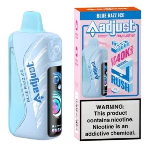 Blue Razz Ice - Adjust MyRusher 40K Puffs Disposable Vape