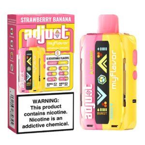 LOST MARY VAPE NEAR ME 8 Strawberry Banana – Adjust MyRusher 40K Puffs Disposable Vape