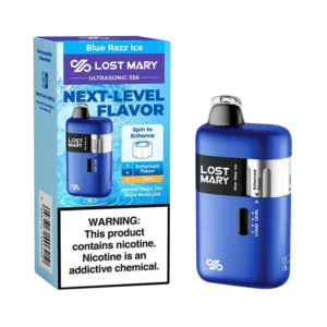Blue Razz Ice - Lost Mary Ultrasonic 35K Puffs Disposable Vape
