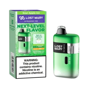 Sour Apple Ice - Lost Mary Ultrasonic 35K Puffs Disposable Vape