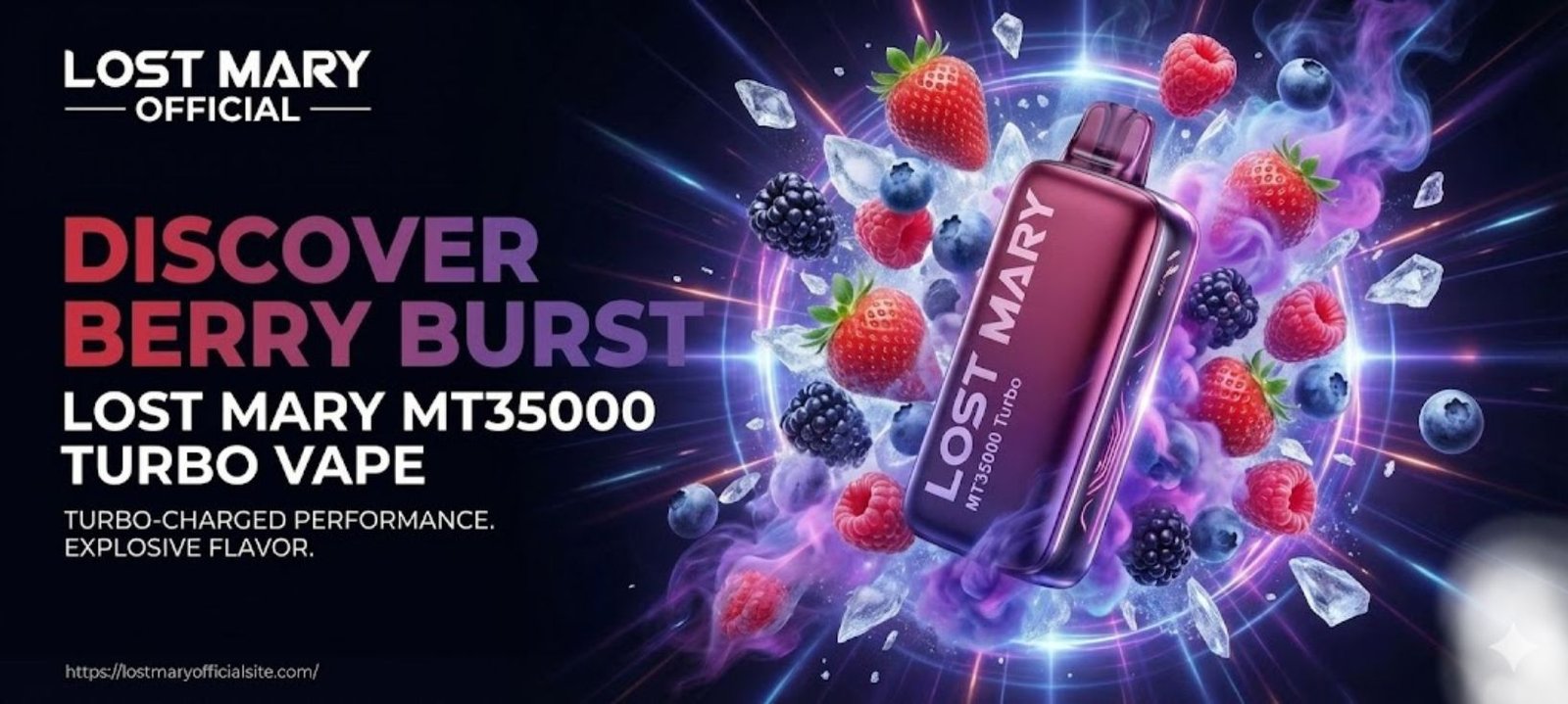 Berry Burst Lost Mary MT35000 Turbo