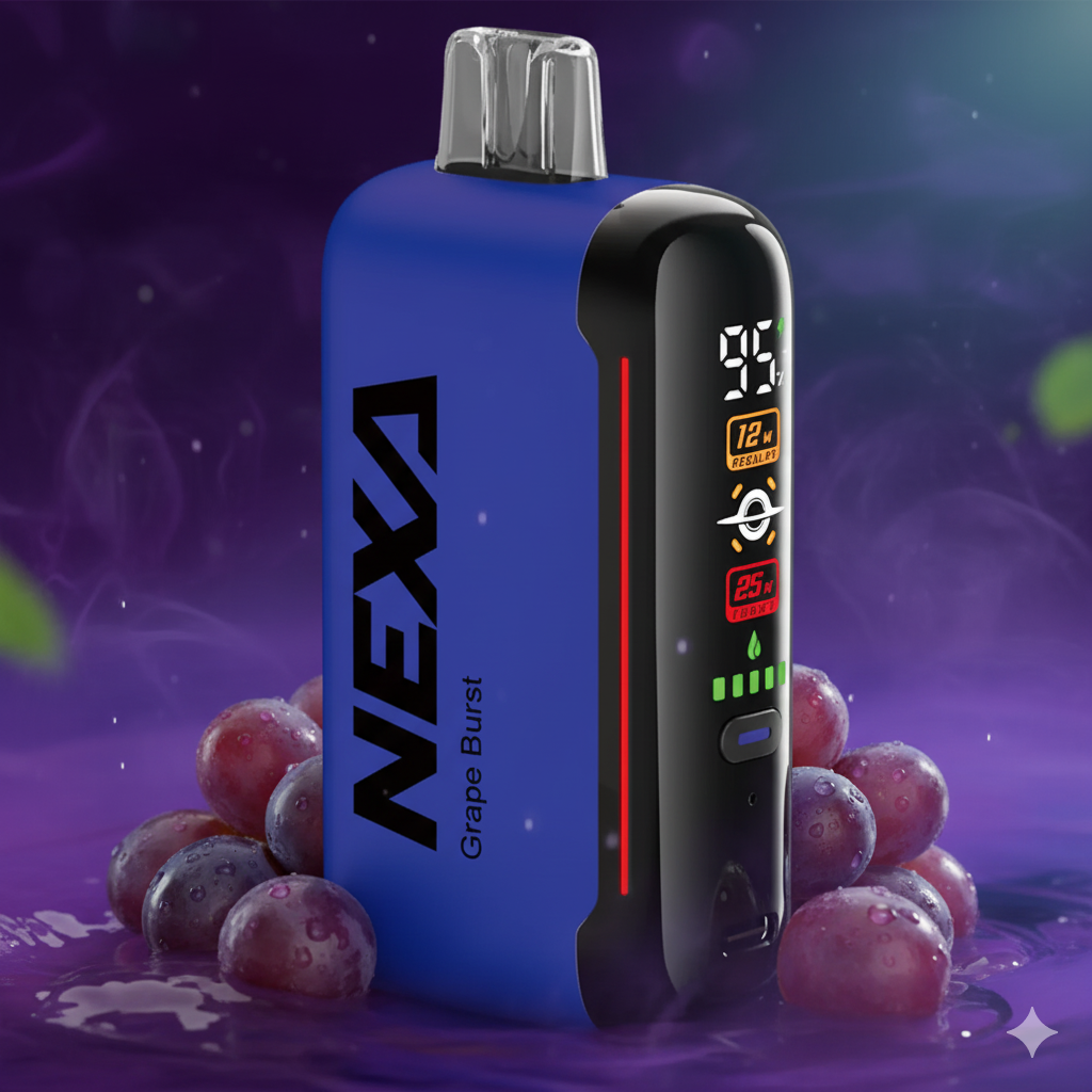 Best Lost Mary Nexa Vape N20000 Flavors: Ranked Guide 4 Grape Burst Lost Mary Nexa Vape N20000 – Disposable