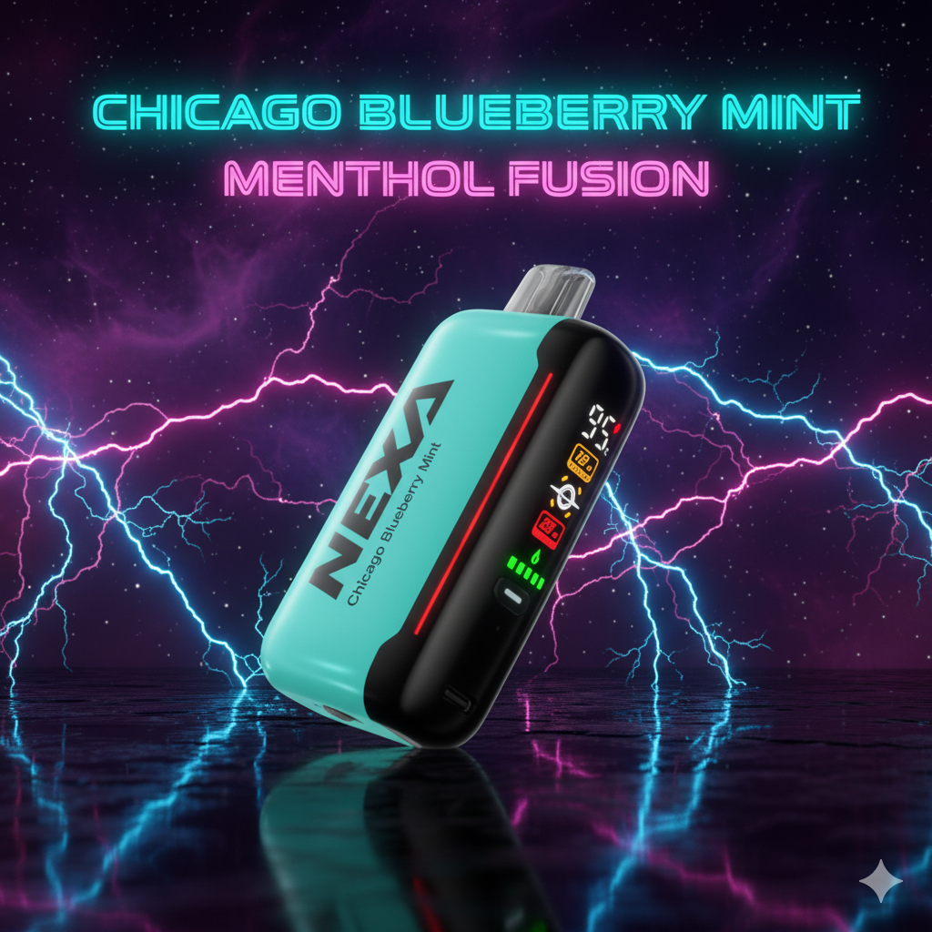 Best Lost Mary Nexa Vape N20000 Flavors: Ranked Guide 3 2. Chicago Blueberry Mint Lost Mary Nexa Vape N20000 – Disposable