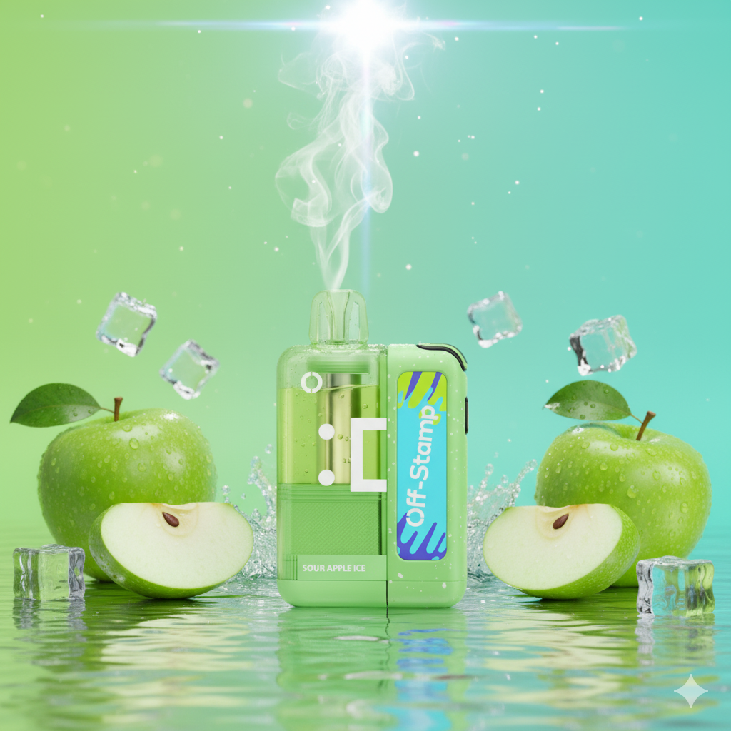 Best Off Stamp X Cube Crystal 35K Puffs Disposable Kit: Ranked Guide 6 Sour Apple Ice Off Stamp X Cube Crystal 35000 Puffs - Disposable Kit