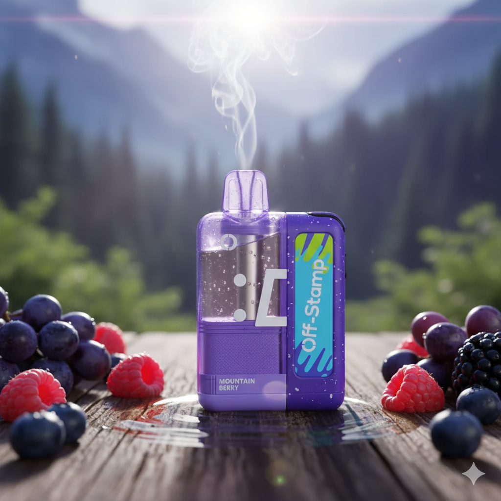 Best Off Stamp X Cube Crystal 35K Puffs Disposable Kit: Ranked Guide 4 Mountain Berry Off Stamp X Cube Crystal 35000 Puffs - Disposable Kit