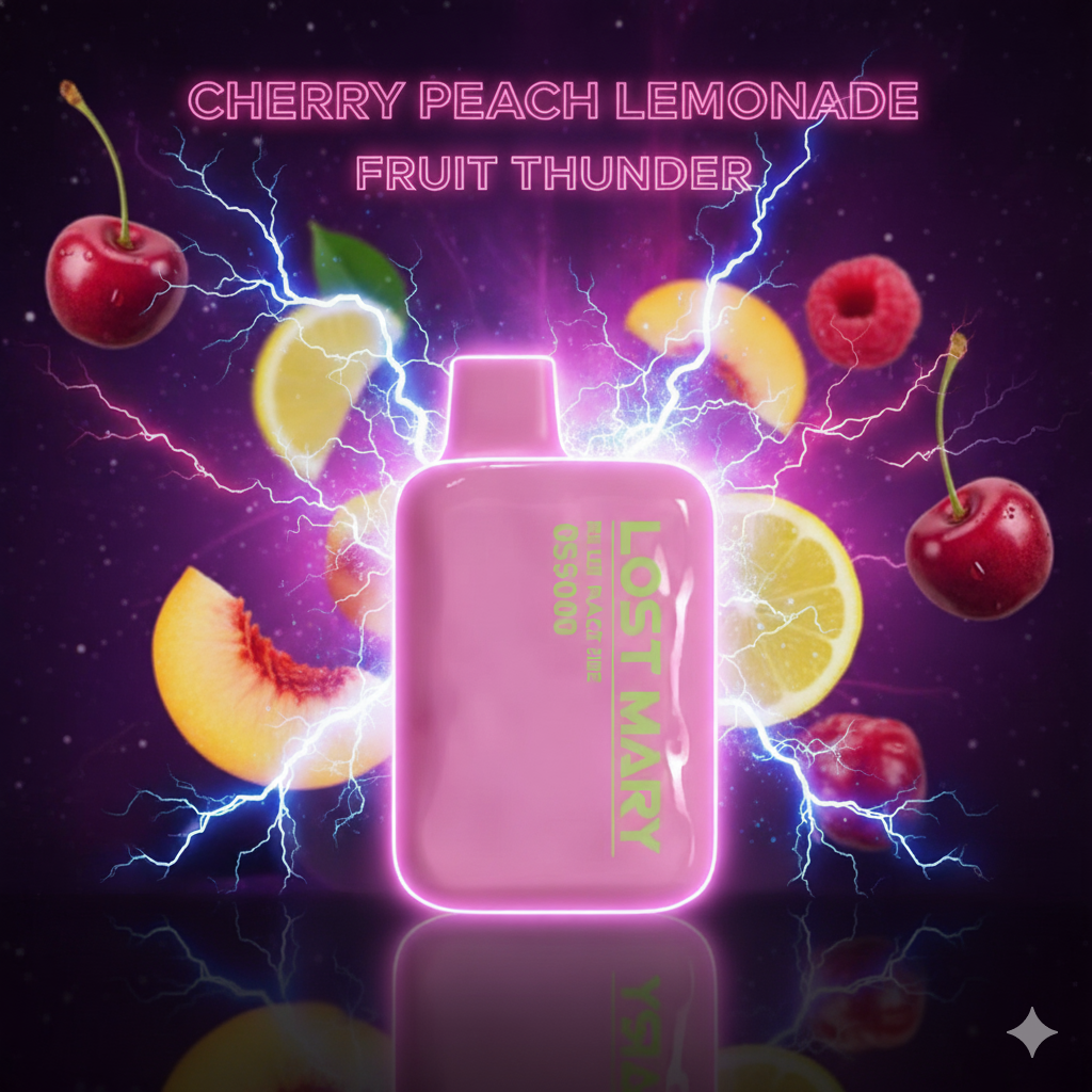 Cherry Peach Lemonade Lost Mary OS5000 Vape – Disposable
