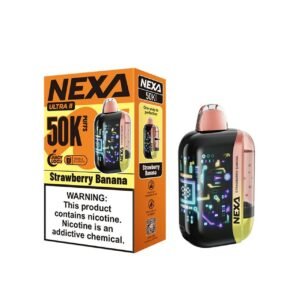 Strawberry Banana Nexa Ultra II 50K Puffs Disposable Vape