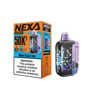 Blue Razz Ice Nexa Ultra II 50K Puffs Disposable Vape